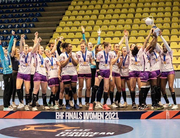 troféus por medida champions ehf