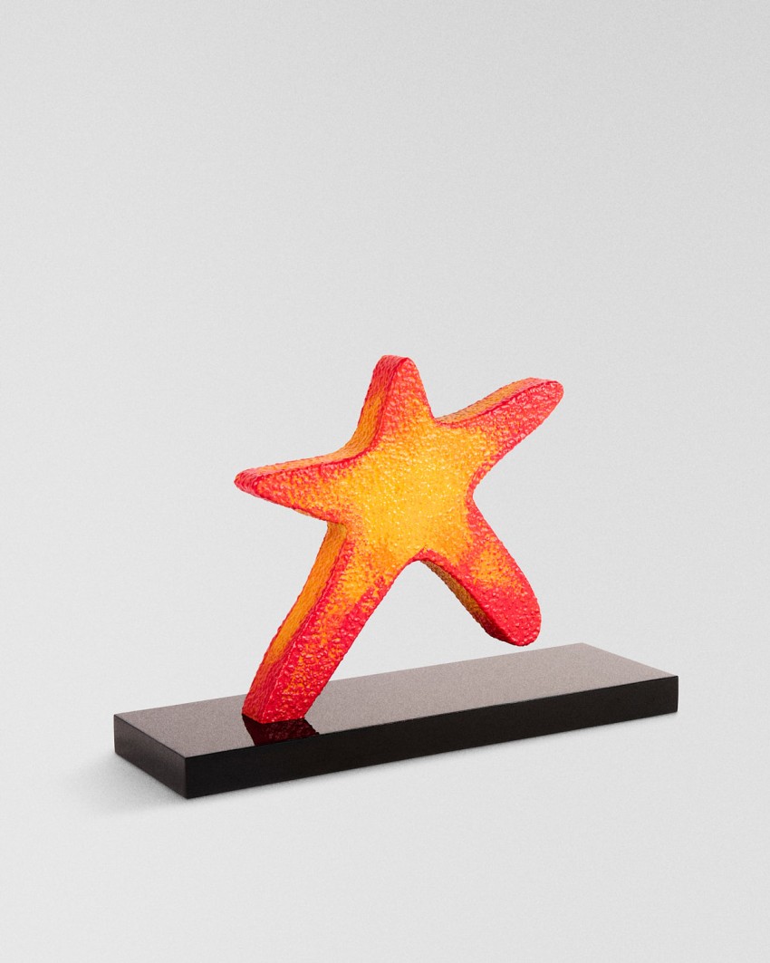 Troféu feito por medida fabricado pela Sustain Awards para Lundbeck Foundation, 2024