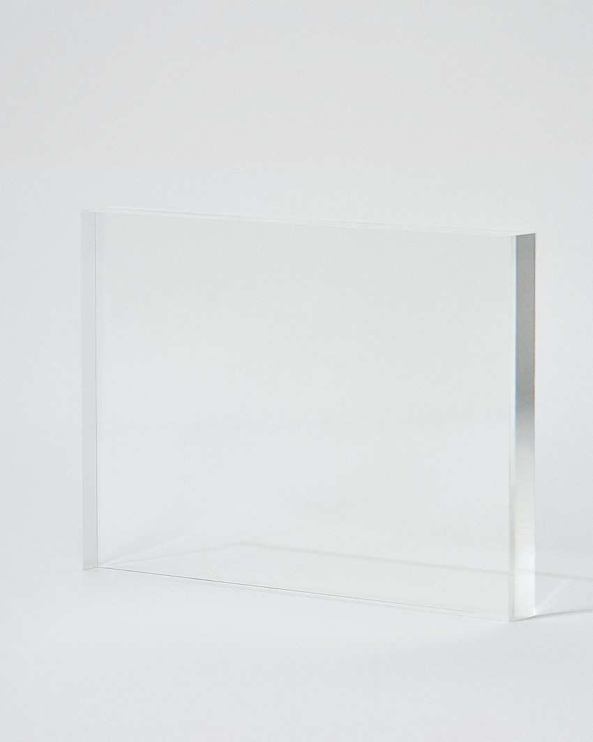 Placa de acrílico formato retangular VITRA CUSTOM A4 para personalizar